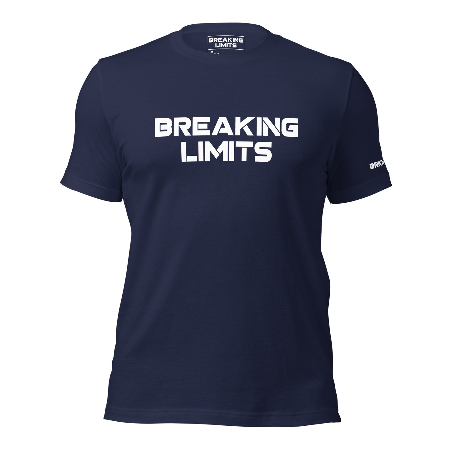 Breaking Limits-Shirt-t-shirt-navy-front-Logo