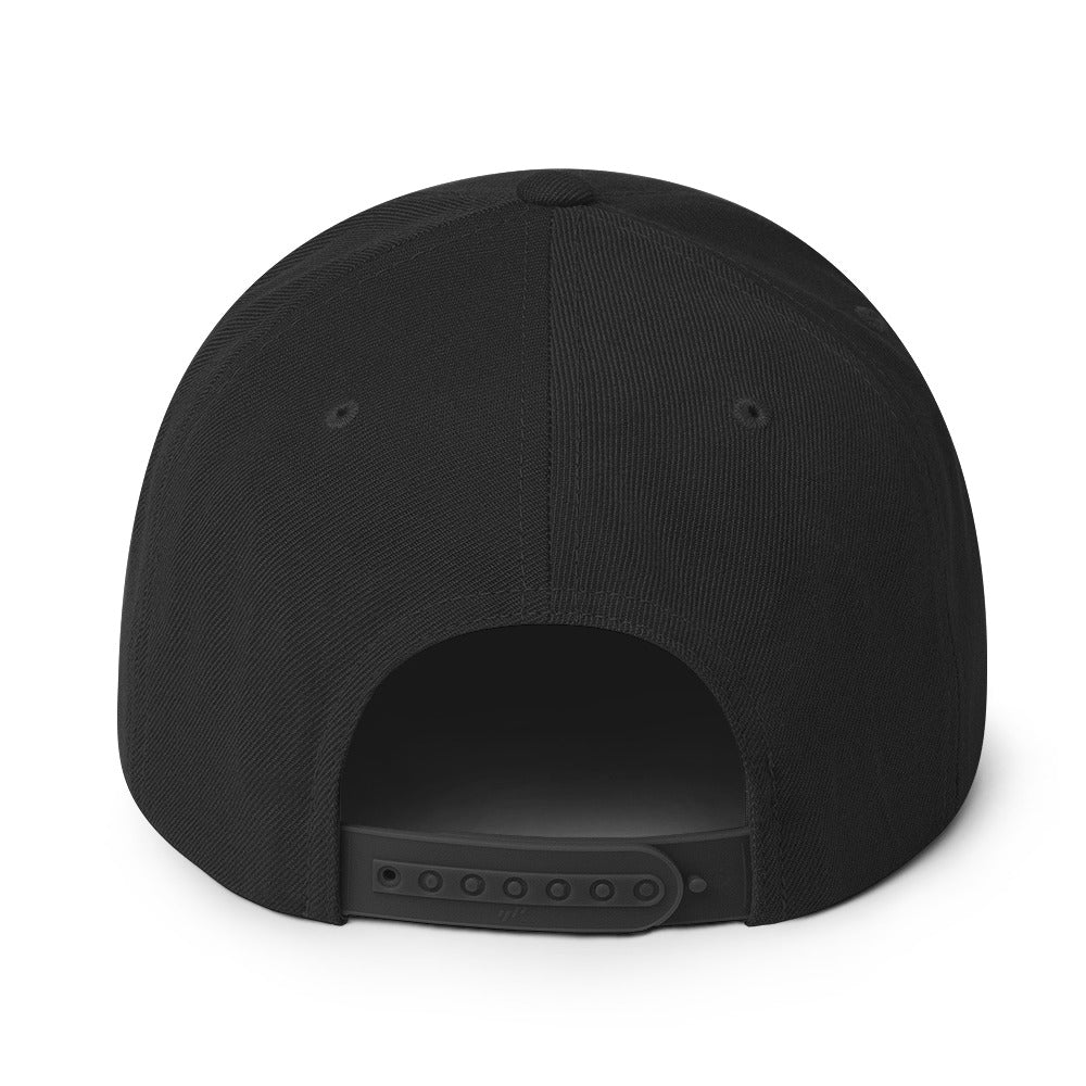 Classic Logo 3D Embroidery Snapback Hat (Color Black)