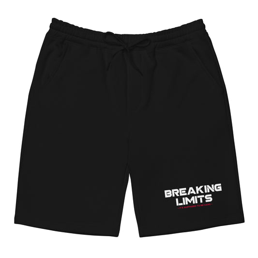 Classic Logo Men's Fleece Shorts (Color Black)