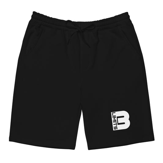 B Logo Fleece Shorts (Color Black)