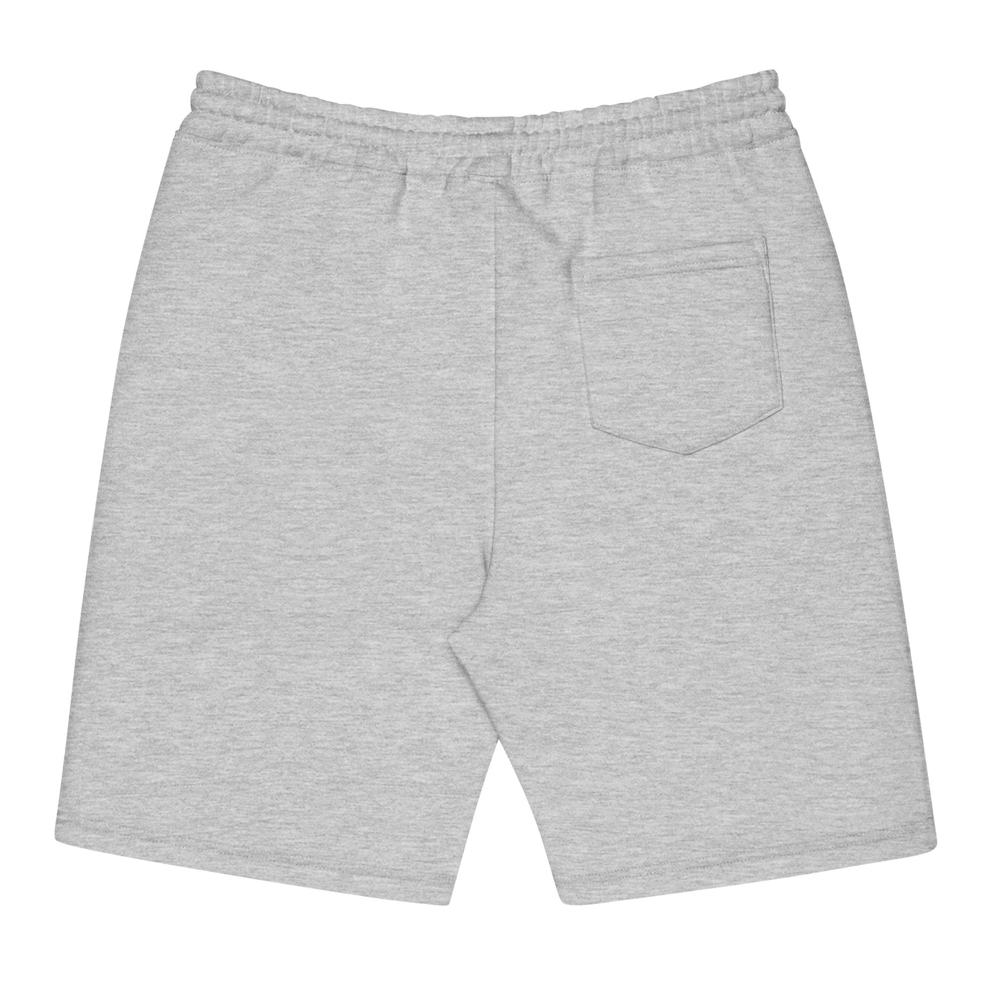 B Logo Men's Fleece Shorts (Color Grey)