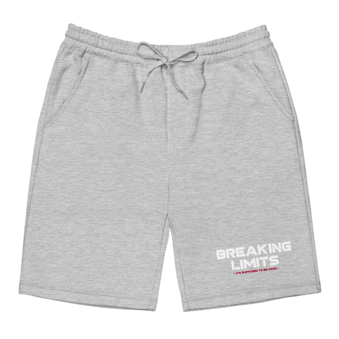 Classic Logo Men's Fleece Shorts (Color Grey)