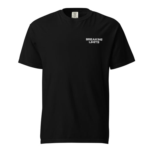 Heavyweight Unisex Pocket Classic Logo Embroidered Shirt (Color Black)