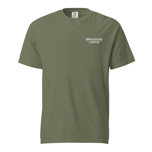 Heavyweight Unisex Pocket Classic Logo Embroidered Shirt (Color Moss)