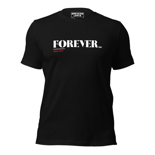 Lightweight Unisex “Forever Sore Red” Shirt (Color Black)